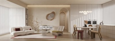 侘寂客餐厅3D模型下载